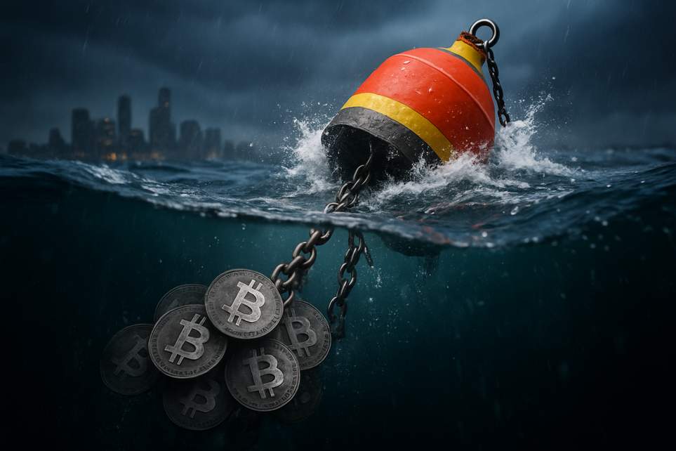 Bitcoin Dip Leaves Treasury Firms Billions Underwater