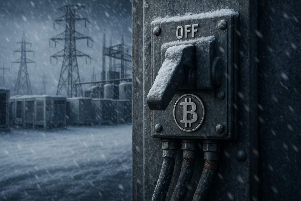 When Bitcoin Miners Pull the Plug: How a Winter Storm Turned Rigs into Snowmen