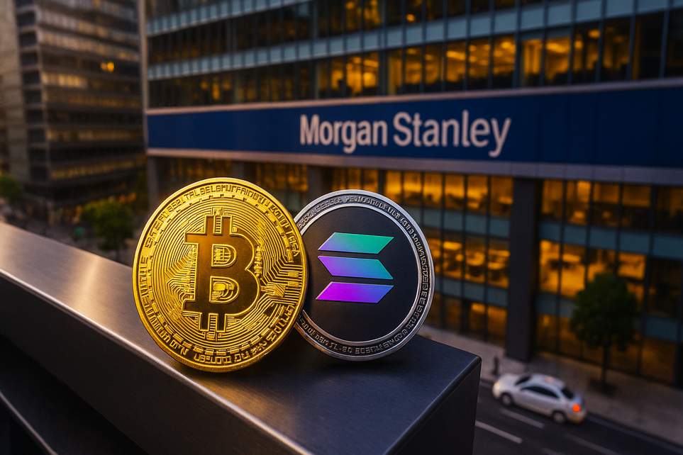 Morgan Stanley Files Bitcoin and Solana ETFs — But Skips Ethereum and XRP